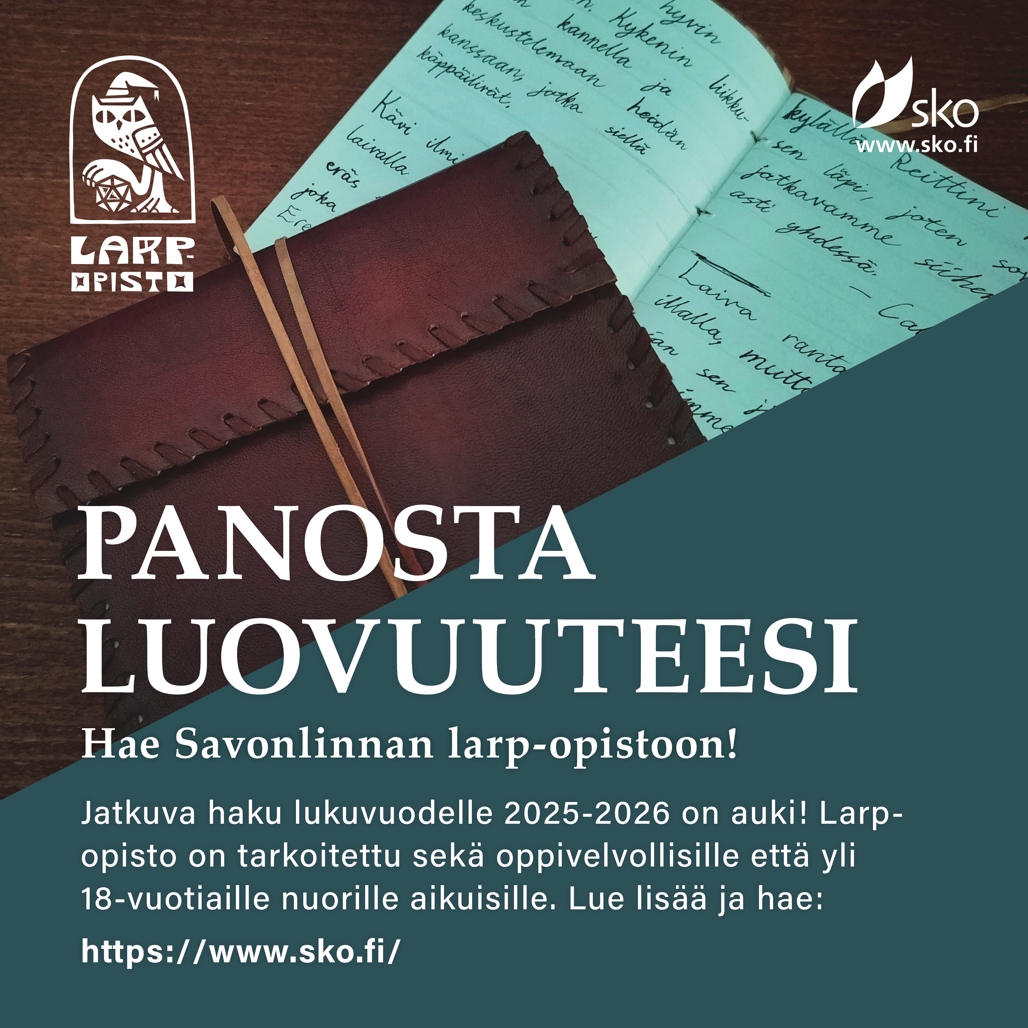 SKO Larp-opisto - Yhteihaku 2025