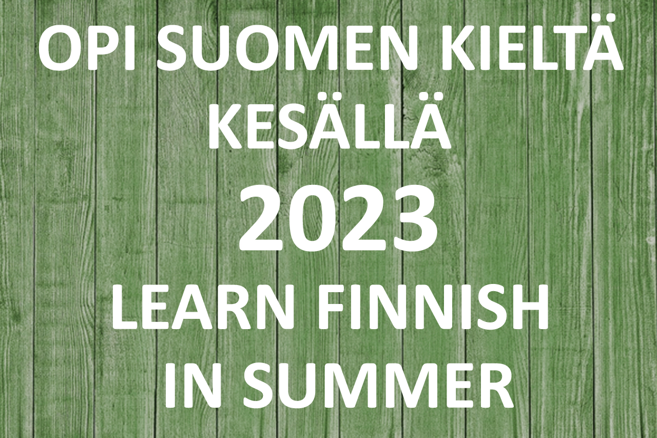 Learn finnish Opi suomea